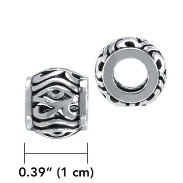 Egyptian Eye of Horus Sterling Silver Bead TBD203 - Jewelry